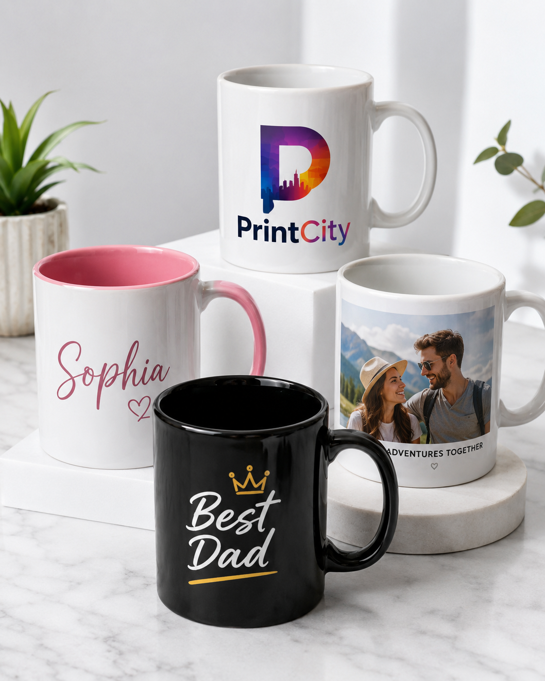 Custom mugs